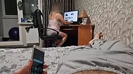 She Came To My Room With Her Big Tits And I Teased Her With My Horny Dick And What Did She Do?