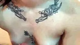 Hot Tatted Petite Woman Sucks Cock Pov