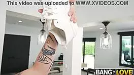 Morning wood nade nasty angel young 18+s deepthroat titty fuck blowjob