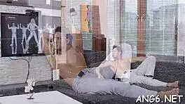 Kinky Blonde Niki Exposes Curves In Scene