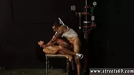 Outdoor tattooed babe bound in rough bondage!