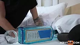 Maya Farrell sneaks into her stepbro's bed for taboo teen 18+ blowjob and hardcore fucking with big ass.