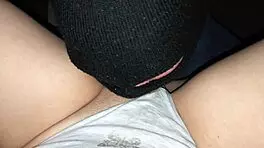 European Girlfriend Gets Cunnilingus in Car POV!