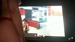 Stepdaughter overcomes her fear of thunder by fucking her stepmother passionately.