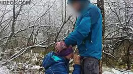 Public Blowjob and Cum Swallow by Mountain River Edge