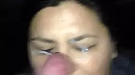 Brunette Teen Blows Monster Cock Fiercely