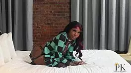 ebony cosplayer gets dominated in doggystyle by big black cock from dickhddaily