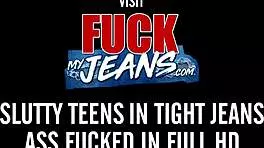 Doe-eyed European Teen 18+ Brunette Pussy Drilled Hard