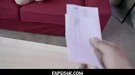 fapsis4k: fucking my big tits blonde teen stepsister with blowjob