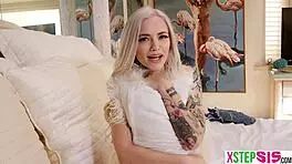 My hot teen 18+ stepsis is into fucking with me in cowgirl riding