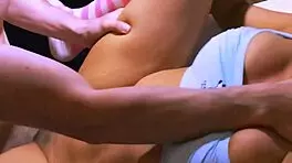 Latina stepdaughter loves stepfather's hard thrusts making her feel incredibly tight