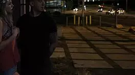 huge teen says, 'give me a facial in bondage'