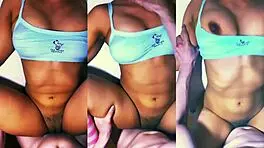 La madrastra de su amiga era una mujer muy atractiva y seductora y no pasó mucho tiempo antes de que ella y el padre de su amiga empezaran a tener un romance secreto