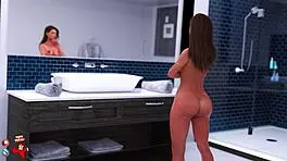 Hot Milf Jacks Him Off