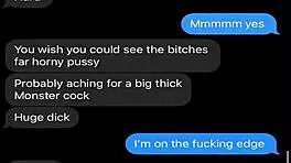 wife sexting about kinky threesome 😈