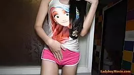 Yo, sweet ladyboy Wawa blew me and took it hard in the ass! 😜