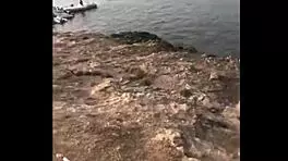 Teasing teen on spring break in bikini