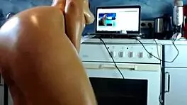 Teen Explores Boundaries With Plugged Ass.