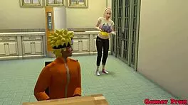 Hinata asks Sakura for fucking tips in the kitchen 😏