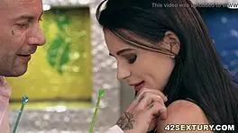 Tiny Petite Kate Rich Seduced By Older Thick Rod Guy