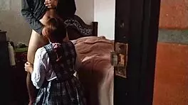 stepsister gets naughty with wet pussy and cum