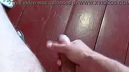 Homemade Handjob And Cumshot On Floor