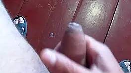 Homemade Handjob And Cumshot On Floor