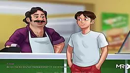 Teen 18+ in Summertime Saga earns money with sex