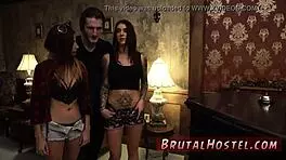 Lingerie Bondage And Big Tit Rough Sex Excited Young 18+ Tourists