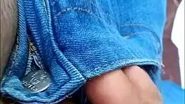 Amateur girl exposes her wet pussy outdoors to earn money for Netflix subscription