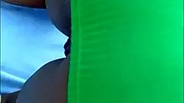 Amateur girl exposes her wet pussy outdoors to earn money for Netflix subscription