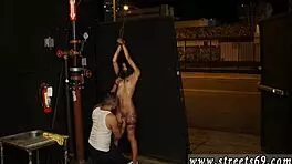 Anal domination threesome with petite tattooed gina