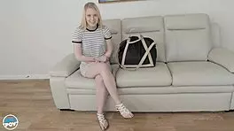 Lily Rader In POV Casting With Big Cock And Hairy Beaver