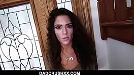 Curly Brunette Teen 18+ Stepdaughter Craves Stepdad Victoria Voxxx