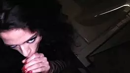 Step daughter caught sneaking out, step dad fucks her sexy body!