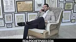Diana Grace gets tutored in controversial freeuse fantasy methods by realpocketpussy.
