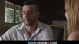 Blonde teen craves Spanish hard cock for deepthroat and doggystyle