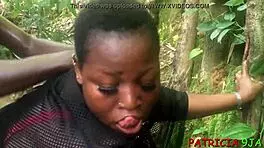 Bbw Patricia bangs teen amateur on roadside