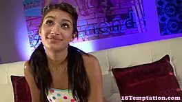 Tattooed Amateur Teen Sucks And Fingers Until Facial Cumshot