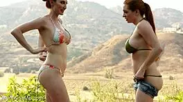 Red Head Stepmom Sucks Big Tits And Ass In Lesbian Sex