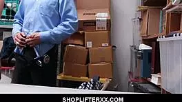 Innocent teen shoplyfter penelope reed fucked by a dirty lp officer in the office
