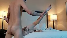 Intense fucking of hot tatted petite 18+ pussy.