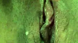 teen plays with wet pussy using dildo