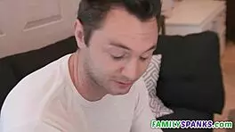 Is stepbrother perverting his young stepsis with blowjob?