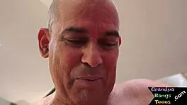 Euro Teen Gets Oral Then Pounded By Grandpa