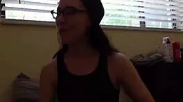 Bambi Black feels mutual attraction while sucking big cock in teen action