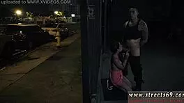 teen in glasses self-bonds for domination and tit play