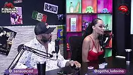 my dad shared agatha ludovino's sensual lingerie show in red and sheer with the family