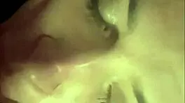 Petite brunette gets her throat fucked with cum