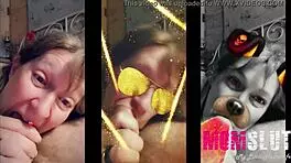 Blonde mature amateur sucks like a young slut